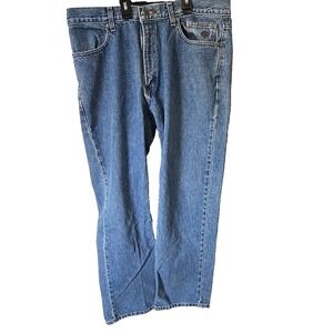 Vintage Harley-Davidson Jeans Men's 36x32 Blue Denim Biker Straight Leg USA